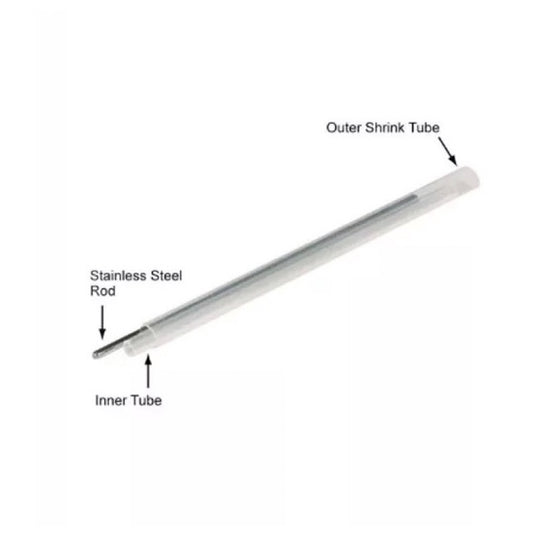 1200 pcs Protection Sleeve Kecil 4mm x 60mm Optical Fiber Heat Shrink Pipe Fusion Splice