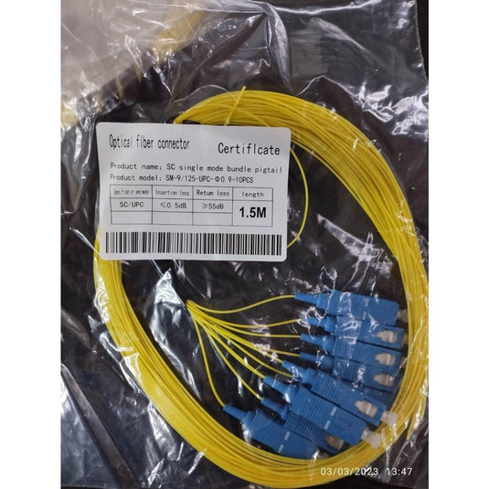 1pack / 10pcs Pigtail 0.9mm SC UPC / APC