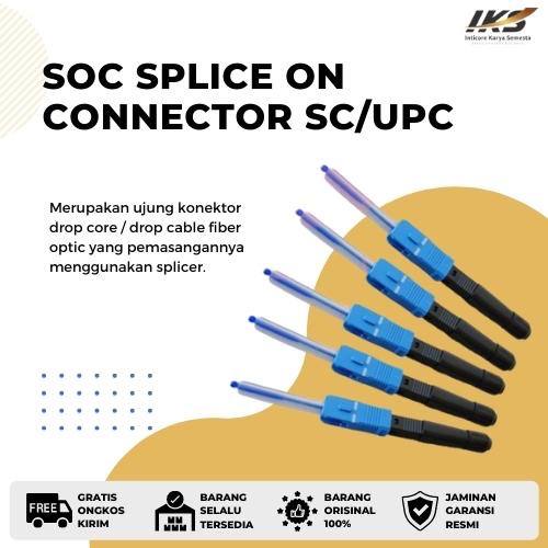 1Pack/5Pcs SOC (Splice on Connector) Ilsintech SC/UPC Sambungan Kabel Fiber Optik