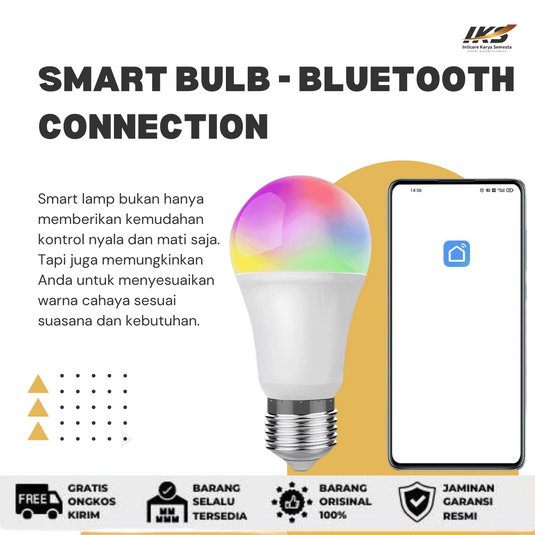 Smart Bulb Lamp Light Bluetooth Connection