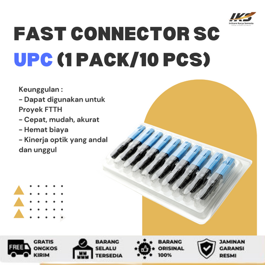 1Pack/10Pcs Fast Connector SC UPC/APC