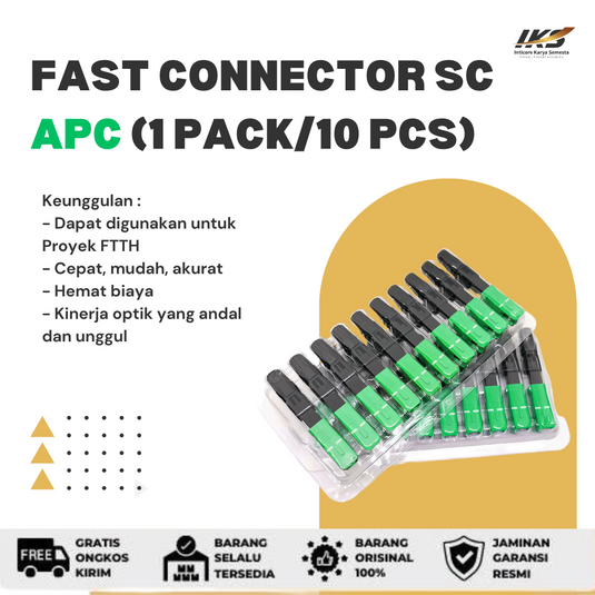 1Pack/10Pcs Fast Connector SC UPC/APC