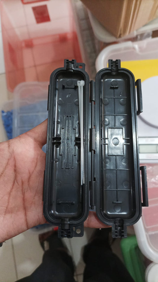 Join Box Adapter SC Mini Closure Tempat Sambungan Adapter SC FO Fiber Optik FTTH Kedap Air Outdoor
