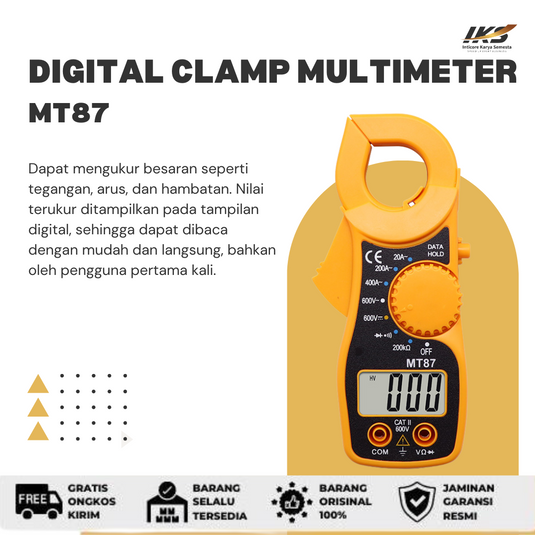 Digital Clamp MultiMeter MT87 / DT266 / DT9205A / ZT102A / ST201