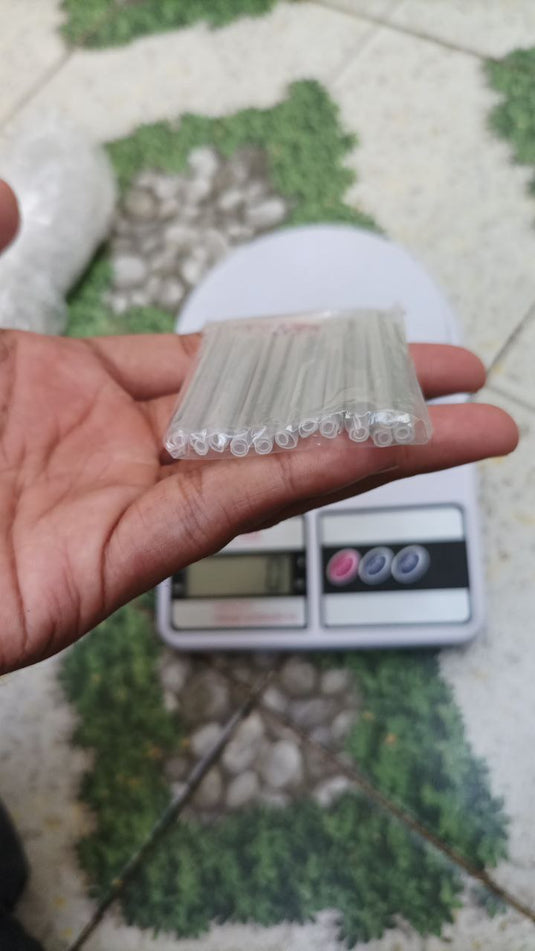 12pcs 1,2mmX60mm Protection Sleeve Kecil Optical Fiber Heat Shrink Pipe Fusion Splice