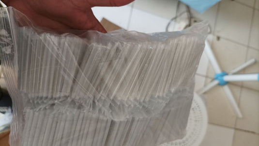 12pcs 1,2mmX60mm Protection Sleeve Kecil Optical Fiber Heat Shrink Pipe Fusion Splice