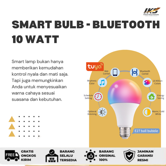 Smart Bulb Lamp Light Bluetooth Connection