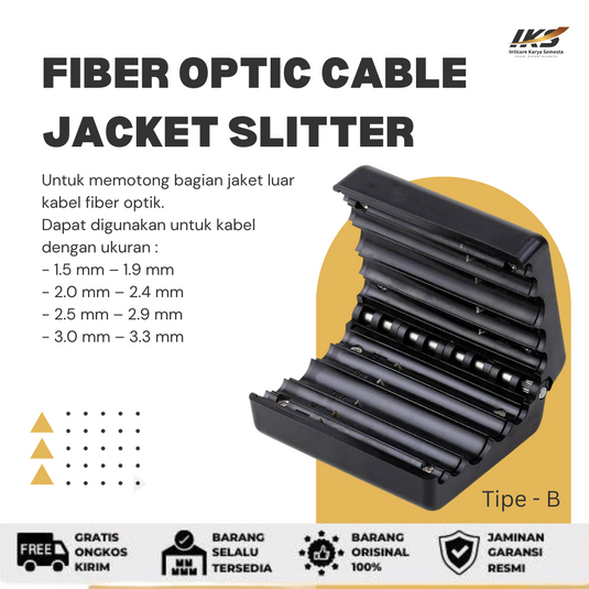 Fiber Optical Slitter Tube / Sliter tube Pengupas Kabel Fiber Optik FTTH