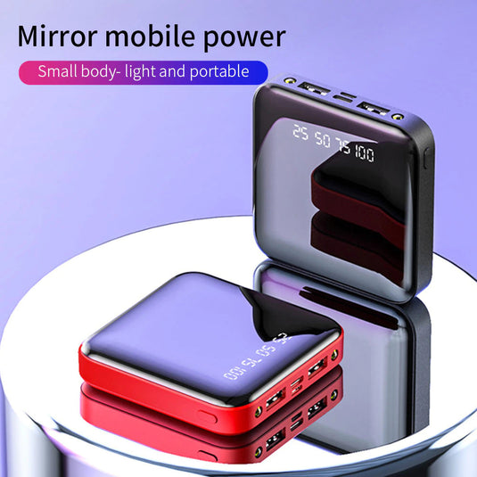 Mini Power Bank 2 Port USB 2A - 10000 mAh