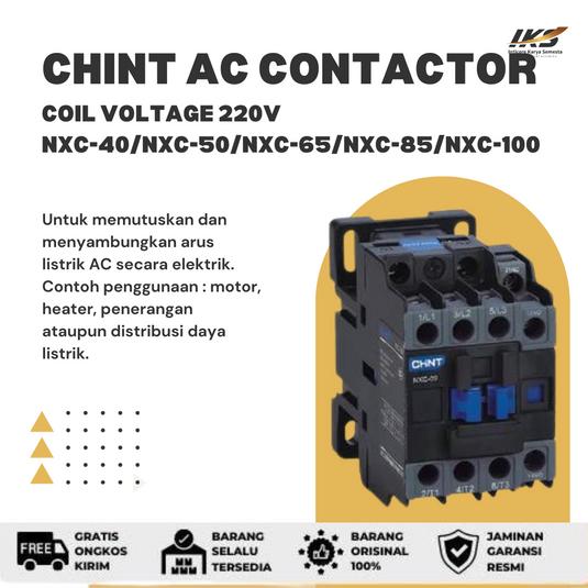 CHINT AC Contactor NXC-40 NXC-50 NXC-65 NXC-85 NXC-100