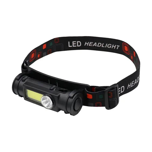 Headlamp Senter Kepala Lampu USB LED Headlight Recharger High Power Terang Jarak Jauh