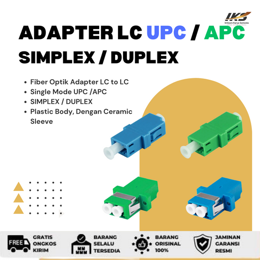 Adapter Barrel Connector LC UPC / APC - Simplex / Duplex
