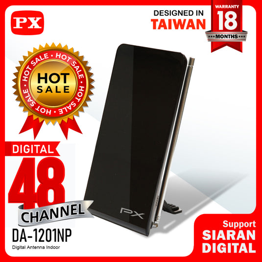 Antena TV Indoor Digital Analog PX DA-1201NP