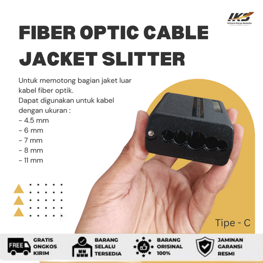 Fiber Optical Slitter Tube / Sliter tube Pengupas Kabel Fiber Optik FTTH