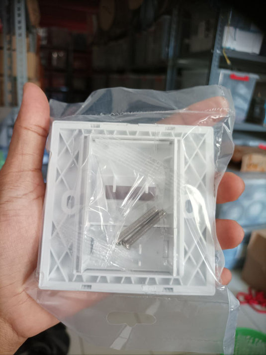 Faceplate Wall Dinding + 2 Core Adapter SC-UPC