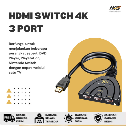 HDMI Switch 4K 3 Port