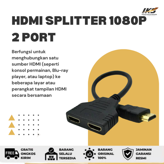 HDMI Splitter 1080P 2 Port