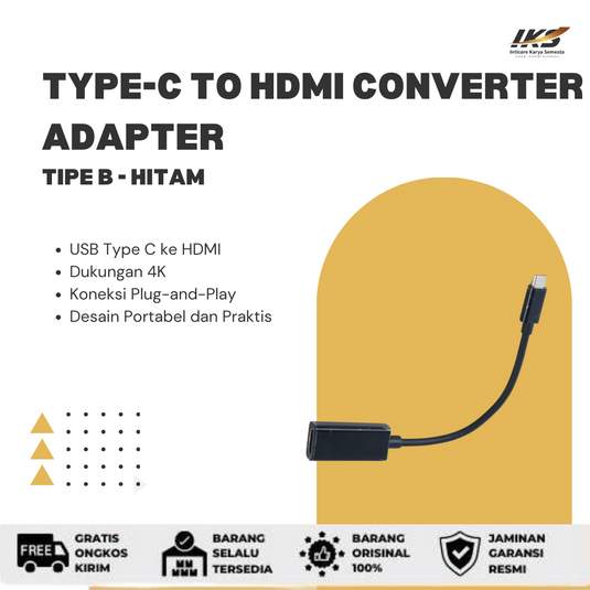 Converter Adapter Type C To HDMI