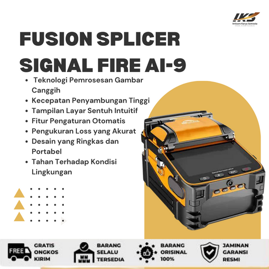 Fusion Splicer Signal Fire AI-9 Alat Sambung Core Fiber Optik