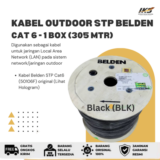 Belden Kabel Outdoor STP CAT 5e / CAT 6 -- 1 BOX (305 meter)