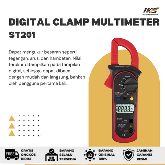 Digital Clamp MultiMeter MT87 / DT266 / DT9205A / ZT102A / ST201