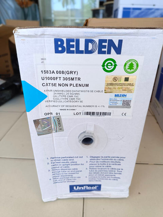 Belden Kabel UTP CAT 5e / CAT 6 -- 1 BOX (305 meter)