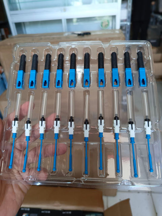 1Pack/10Pcs SOC (Splice on Connector) Ilsintech SC/UPC Sambungan Kabel Fiber Optik