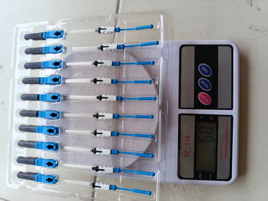 1Pack/10Pcs SOC (Splice on Connector) Ilsintech SC/UPC Sambungan Kabel Fiber Optik