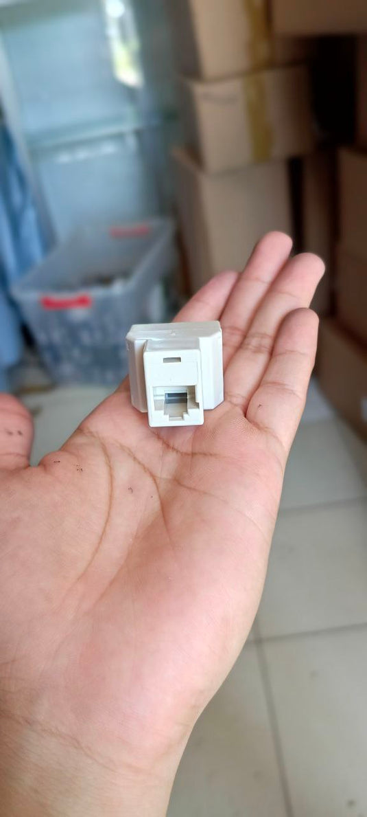 Barrel Double RJ45 GOOD QUALITY Coupler Sambungan Konektor Jaringan LAN RJ45