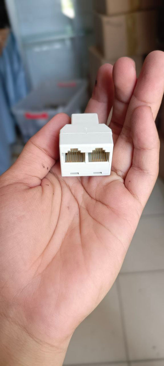 Barrel Double RJ45 GOOD QUALITY Coupler Sambungan Konektor Jaringan LAN RJ45