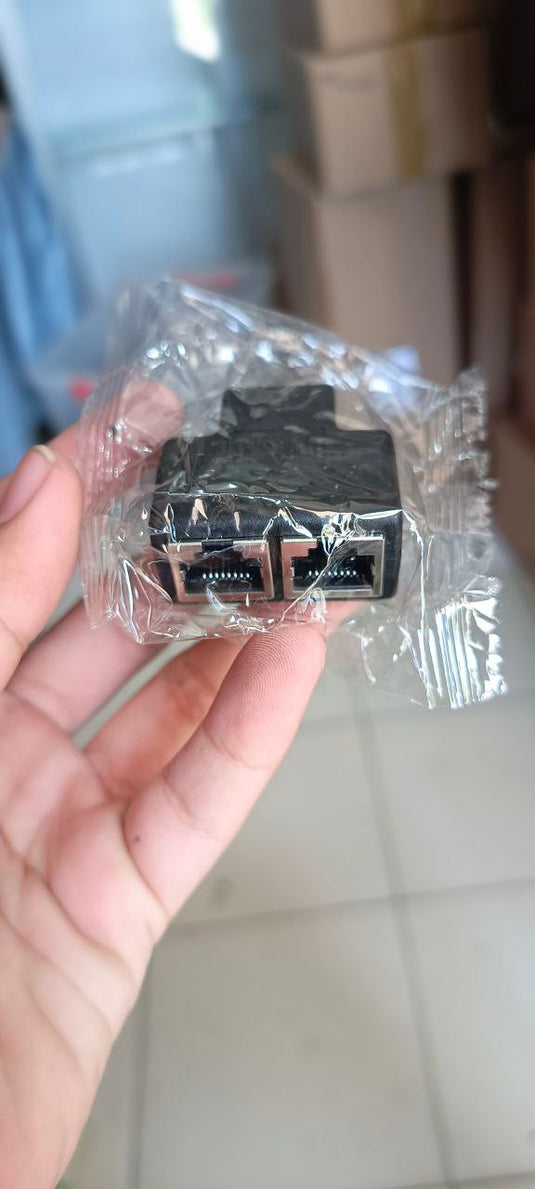 Barrel Double RJ45 GOOD QUALITY Coupler Sambungan Konektor Jaringan LAN RJ45