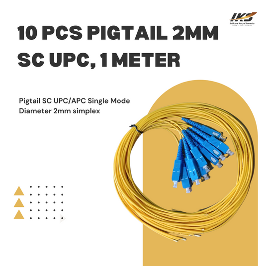 1pack / 10pcs Pigtail 2mm SC UPC / APC Berbagai Ukuran