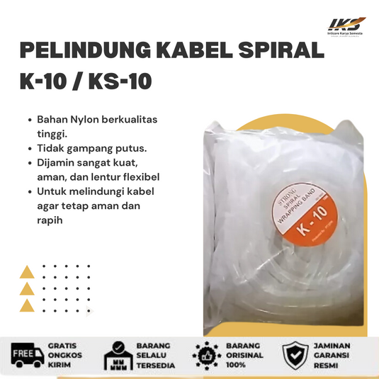 Pelindung Kabel Spiral K-10 / KS-10