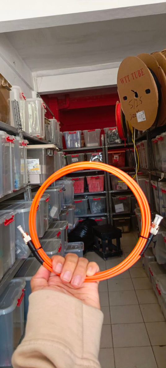 OM2 Patch Cord MULTIMODE DUPLEX ST UPC - ST UPC Diameter 3mm Berbagai Ukuran