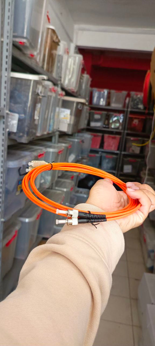 OM2 Patch Cord MULTIMODE DUPLEX SC UPC - ST UPC Diameter 3mm Berbagai Ukuran