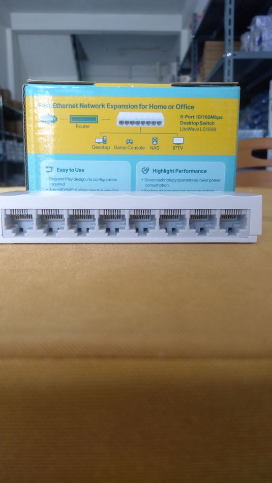 Desktop Switch Hub TP-Link LS1008 8-Port 10/100Mbps