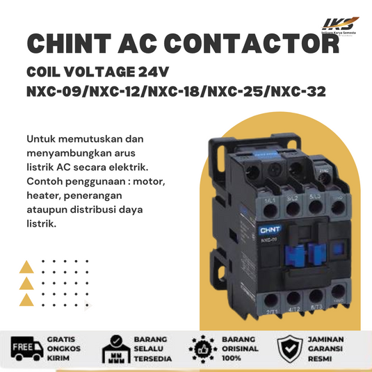 CHINT AC Contactor NXC-12 24V