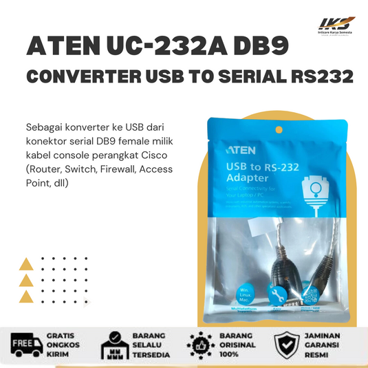 ATEN UC-232A Converter USB to Serial RS232