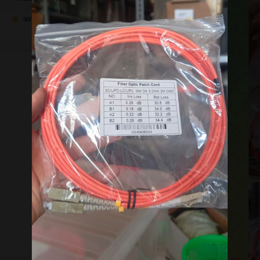 OM2 Patch Cord MULTIMODE DUPLEX SC UPC - LC UPC Diameter 3mm Berbagai Ukuran