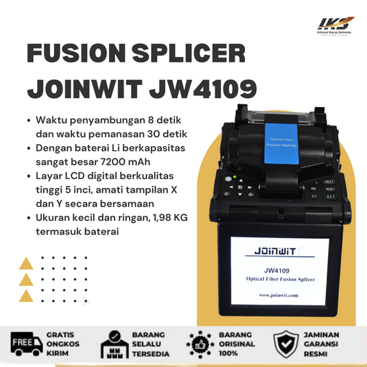 Fusion Splicer Joinwit JW4109 Alat Sambung Core Fiber Optik