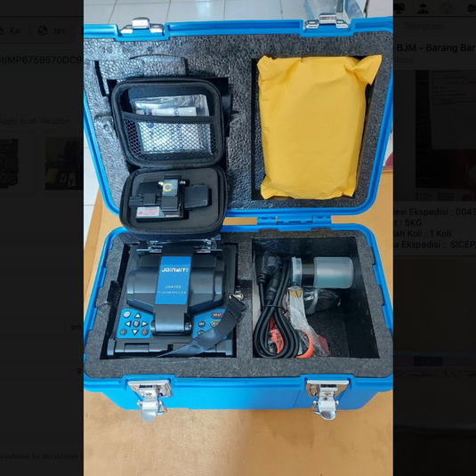 Fusion Splicer Joinwit JW4109 Alat Sambung Core Fiber Optik
