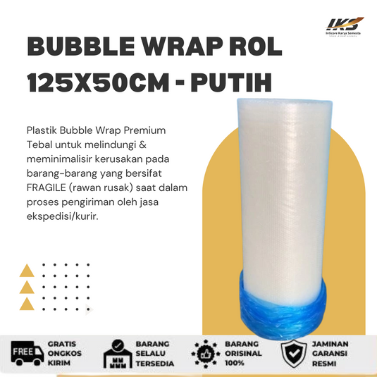 Bubble Wrap ROL ukuran 125x50 cm