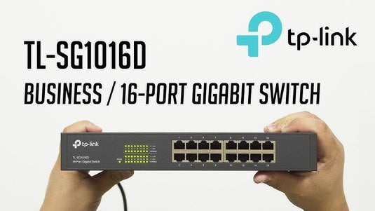 TP-LINK TL-SG1016D 16-Port Gigabit Desktop / Rackmount Switch