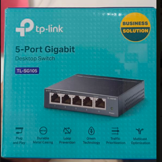 TP-LINK TL-SG105 5-Port Gigabit Desktop Switch