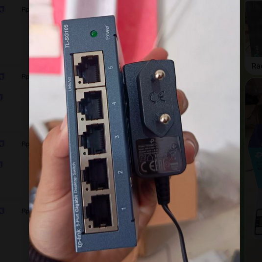 TP-LINK TL-SG105 5-Port Gigabit Desktop Switch