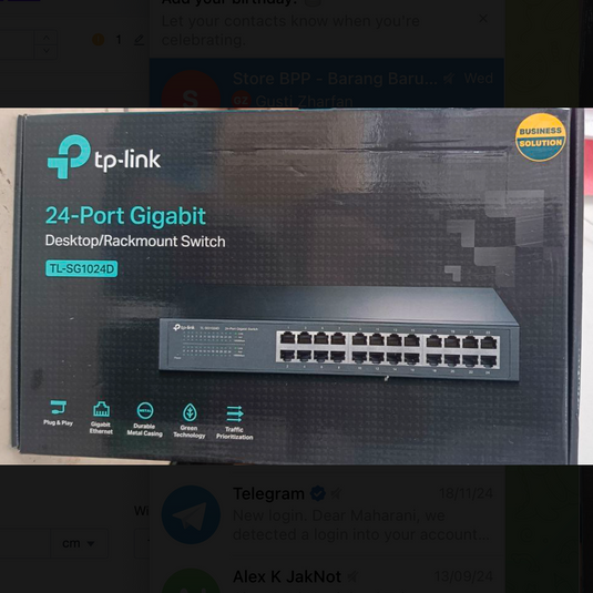 TP-LINK TL-SG1024D 24-Port Gigabit Desktop / Rackmount Switch