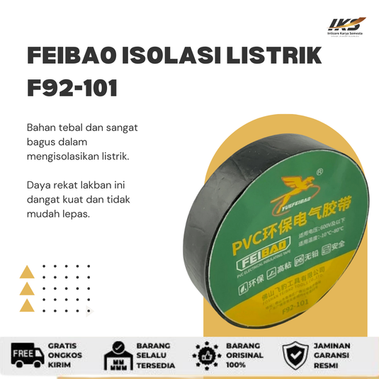 Feibao F92-101 Isolasi Listrik / Electrical Tape / Lakban Kabel