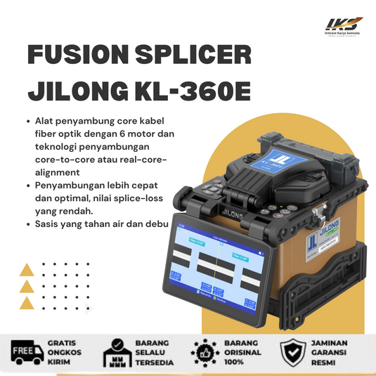 Fusion Splicer JILONG KL-360E Alat Sambung Core Fiber Optik