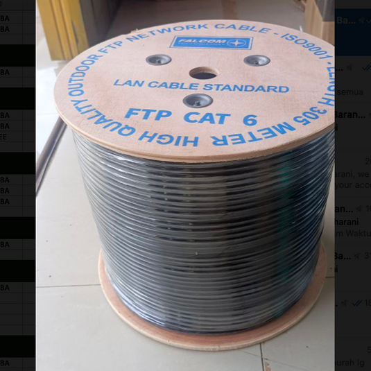 FALCOM Kabel FTP CAT 6 Outdoor Double Jacket