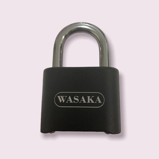 Gembok Wasaka padlock 4 digits combination key anti air anti karat untuk indoor dan outdoor